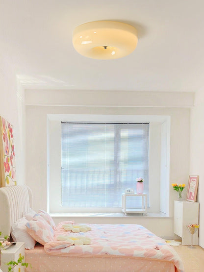 Cream Pudding Ceiling Lamp