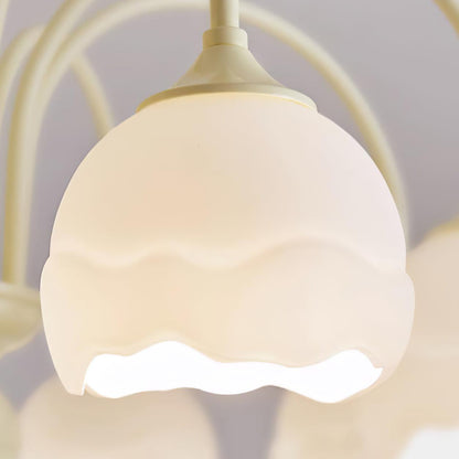 Creamy Glass  Chandelier