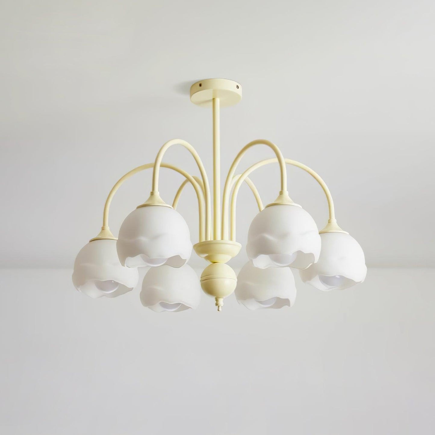 Creamy Glass  Chandelier