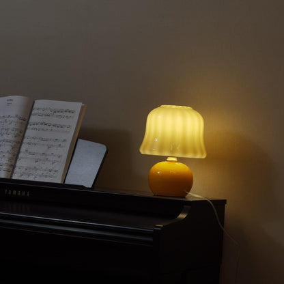 Creamy Mushroom Table Lamp