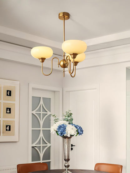 Creamy Persimmon Chandelier