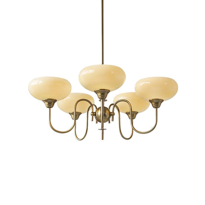 Creamy Persimmon Chandelier