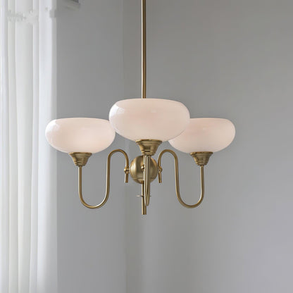 Creamy Persimmon Chandelier