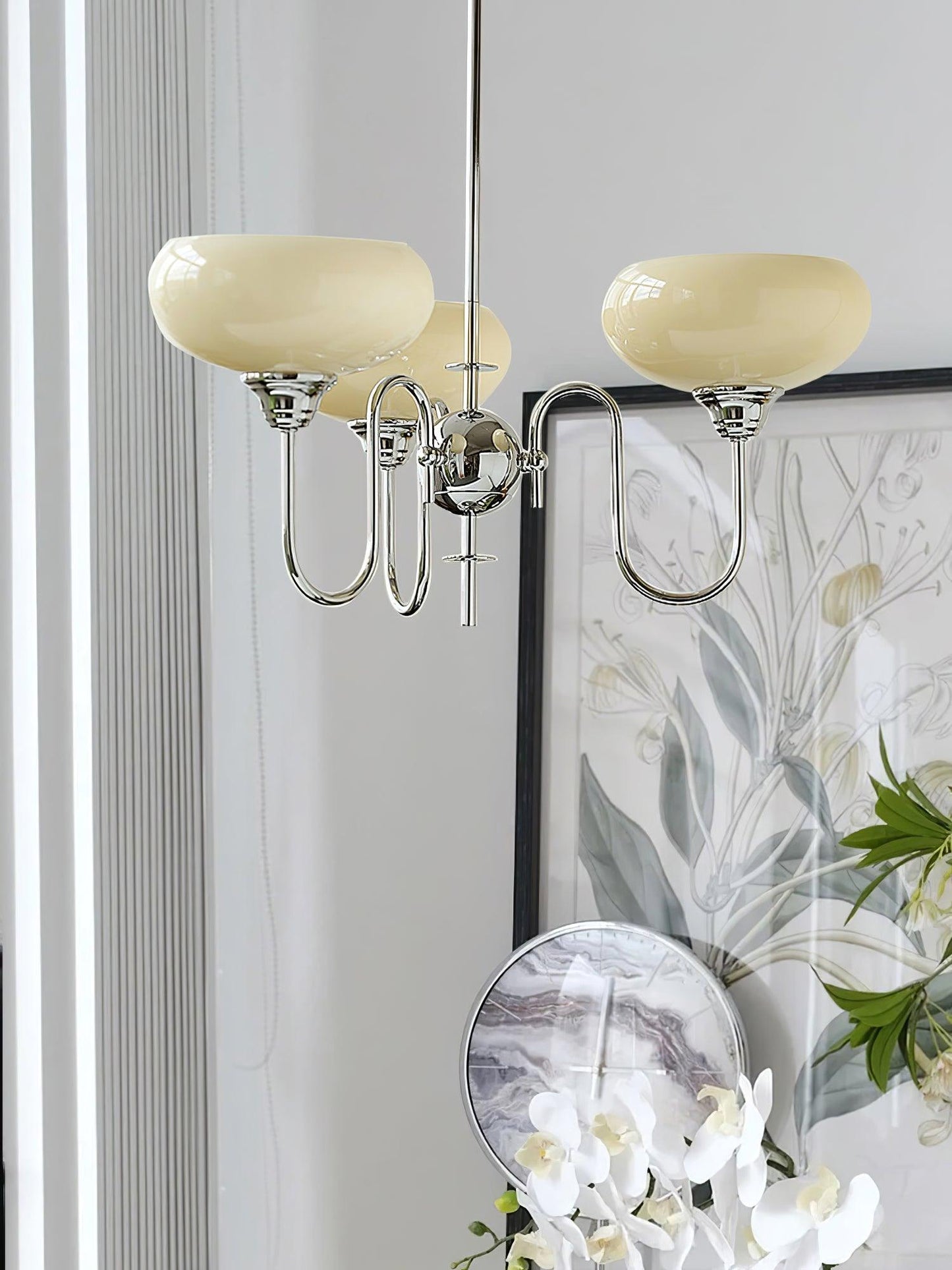 Creamy Persimmon Chandelier