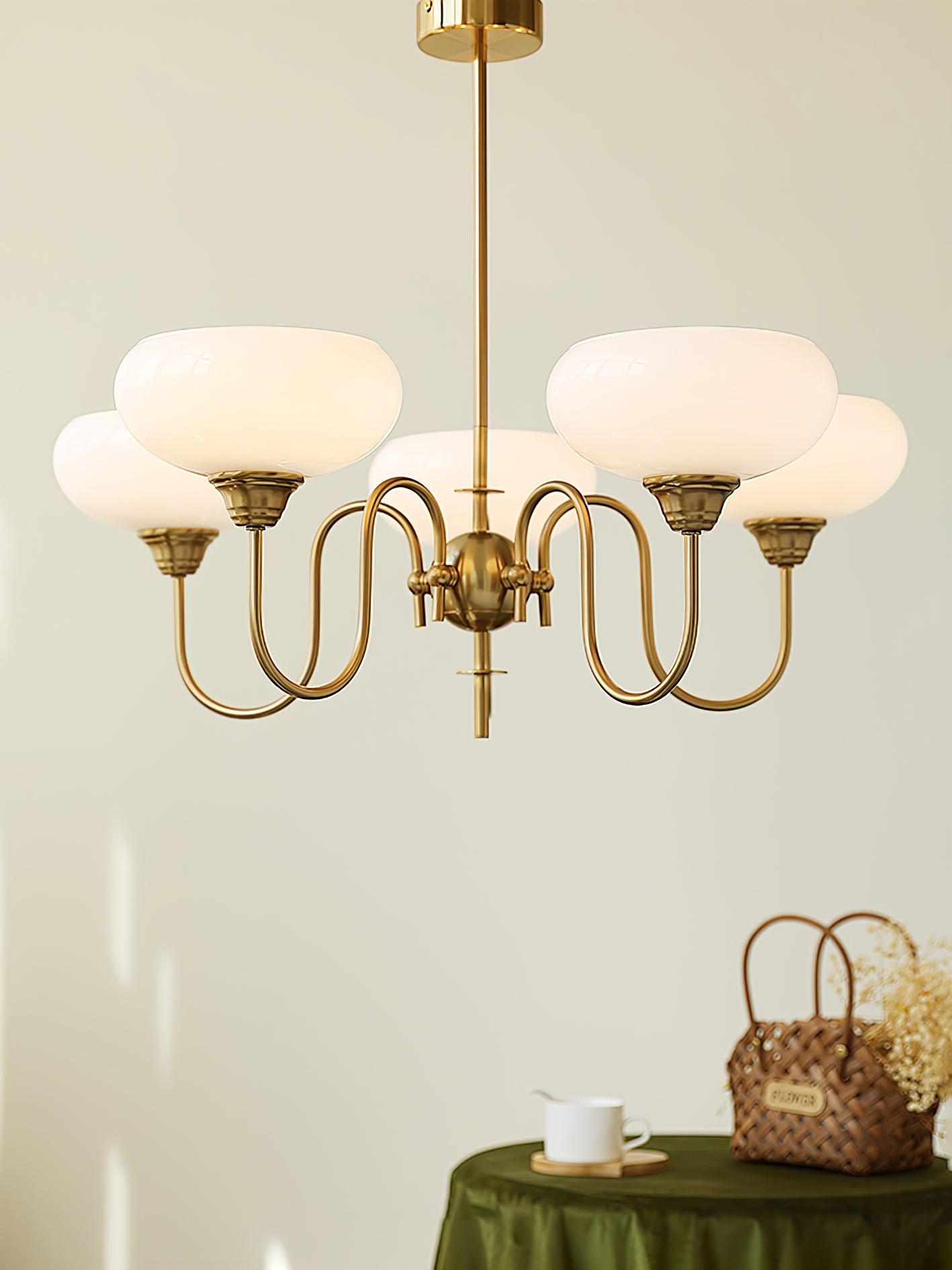 Creamy Persimmon Chandelier