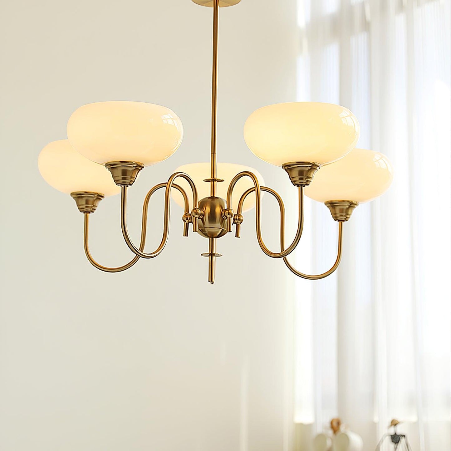 Creamy Persimmon Chandelier