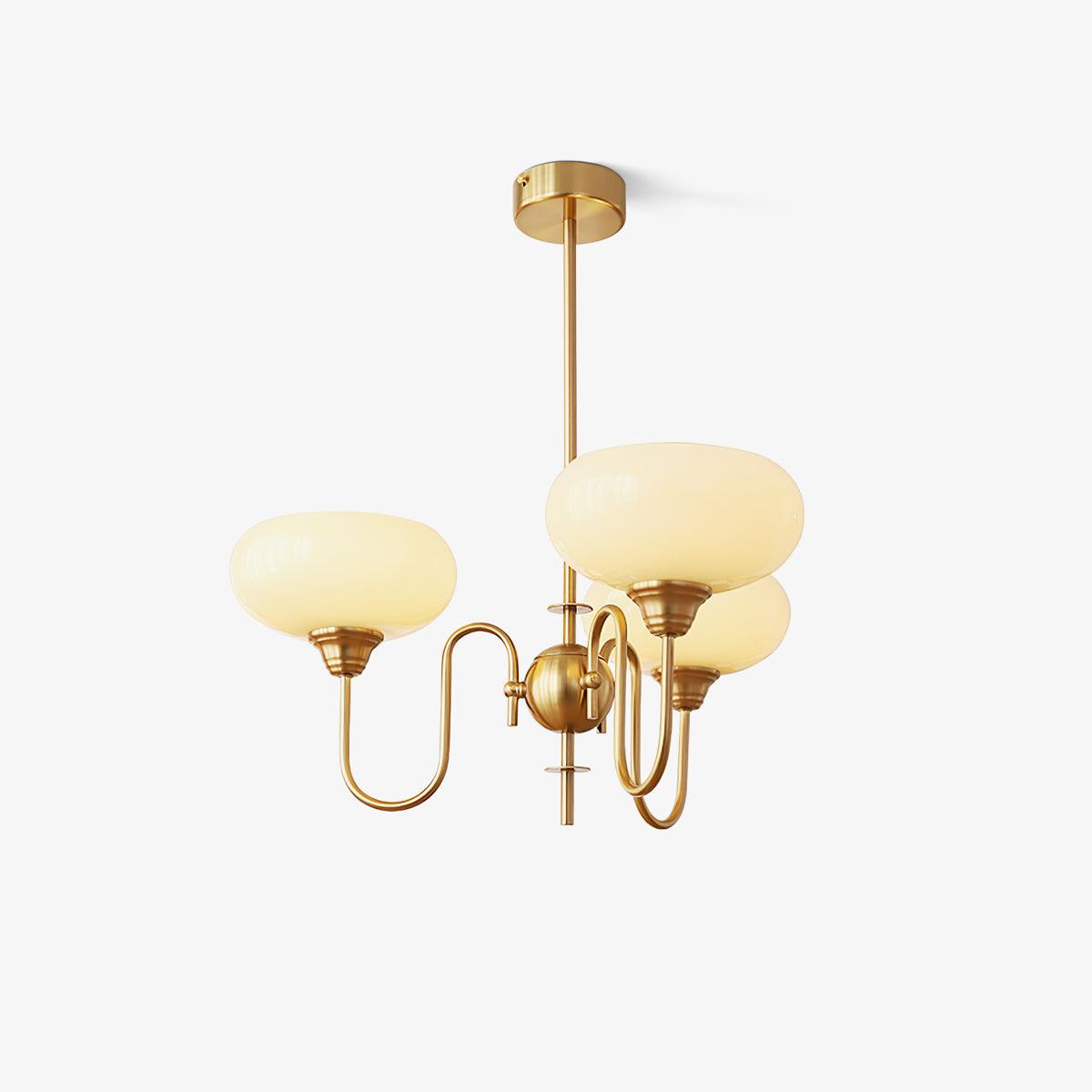 Creamy Persimmon Chandelier