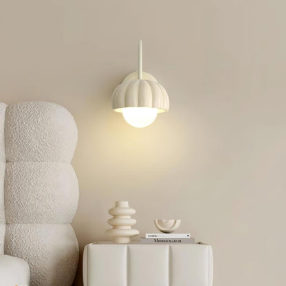 Creamy Pumpkin Wall Light