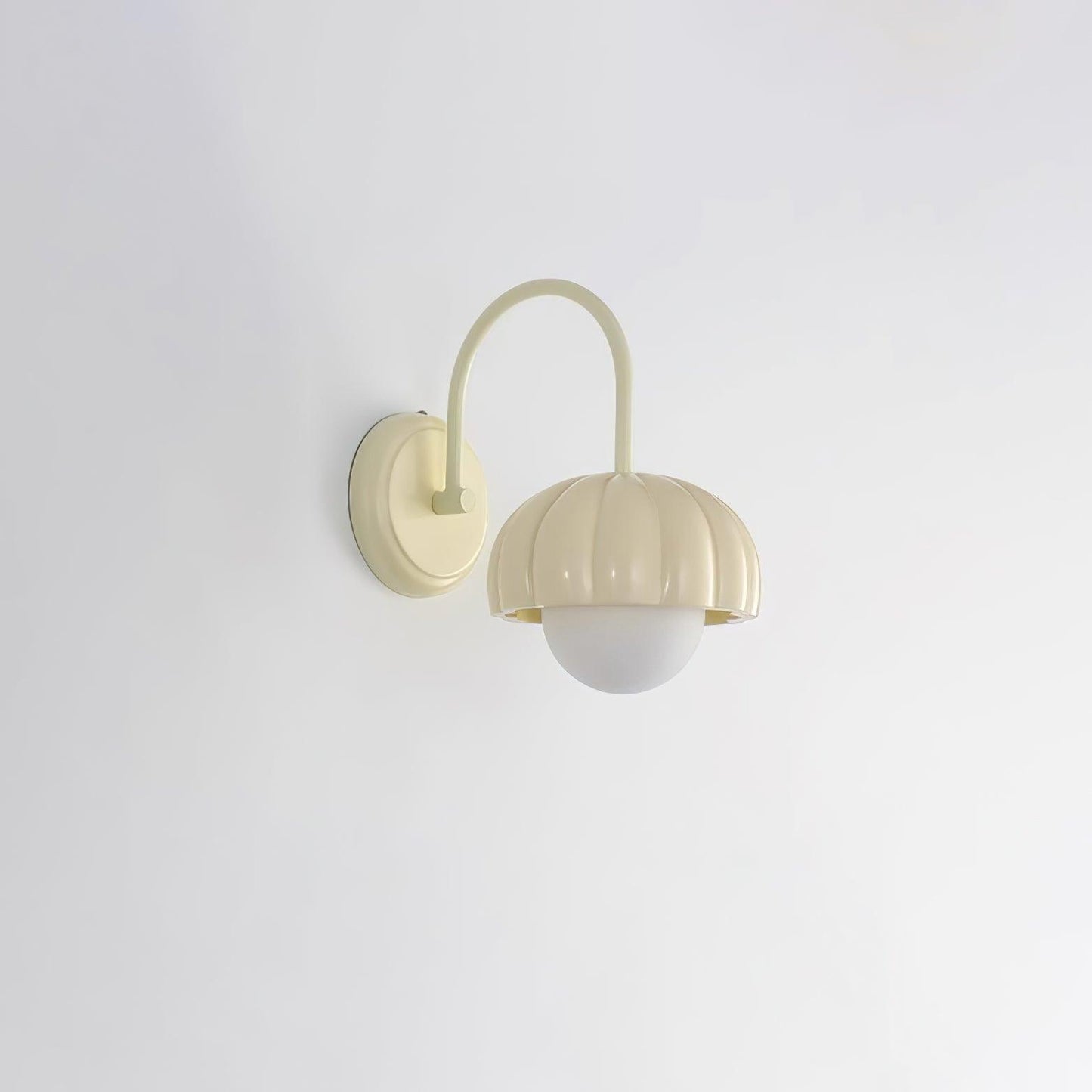 Creamy Pumpkin Wall Light