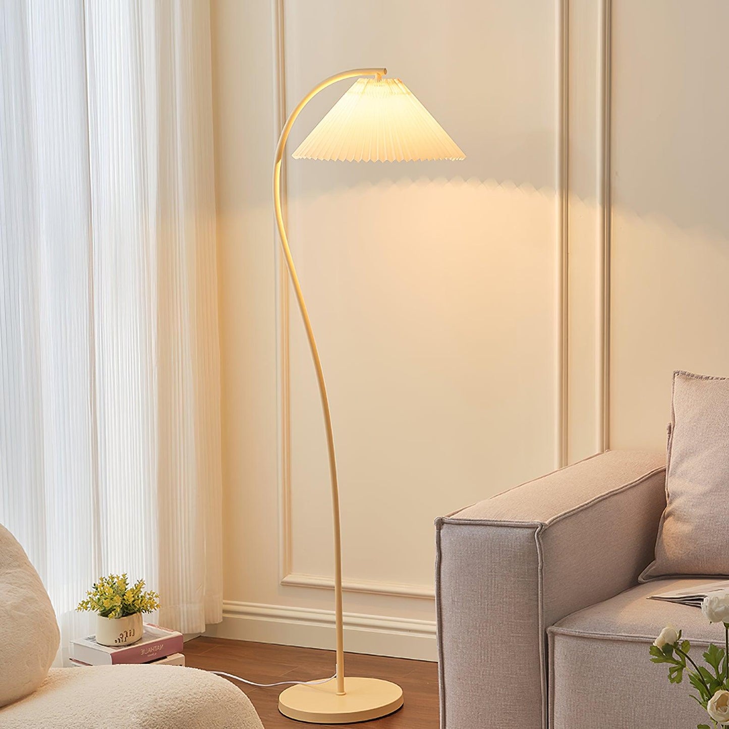 Crescini Pleated Floor Lamp