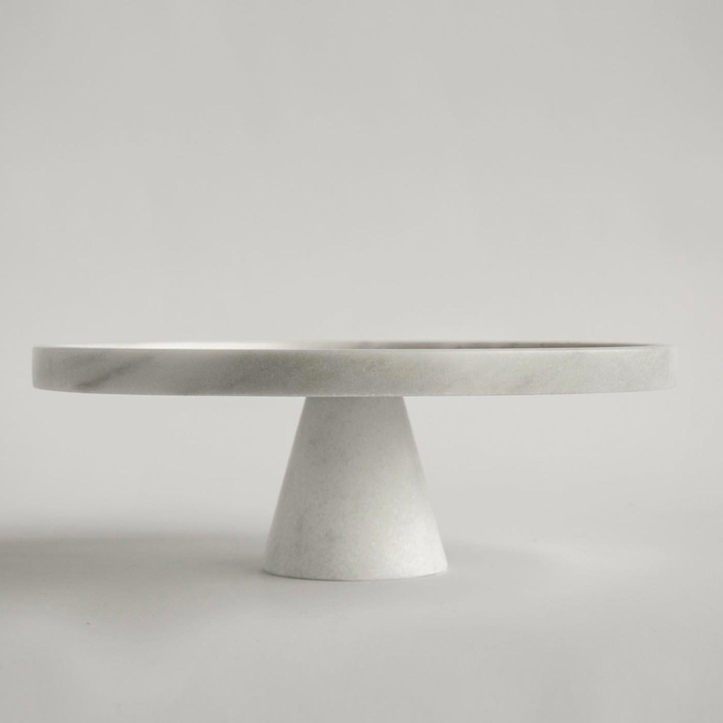 Crimson Marquina Marble Pedestal Tray