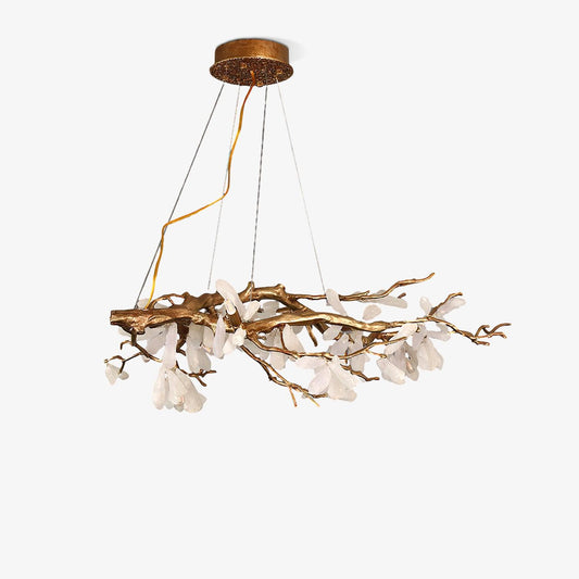 Crushed Natural Stone Chandelier