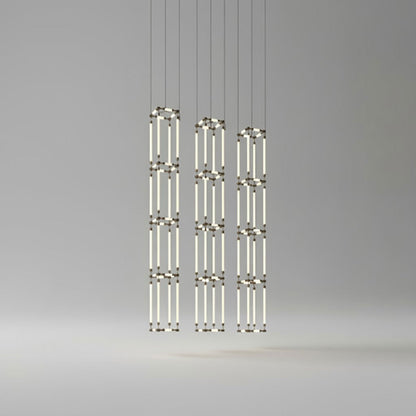 Crystal Grid Customize Chandelier