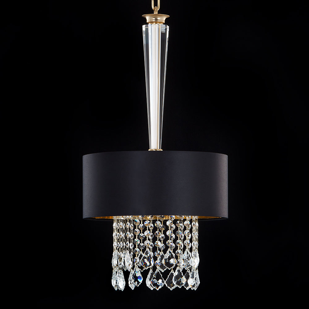 Crystal Italian Black Ceiling Light