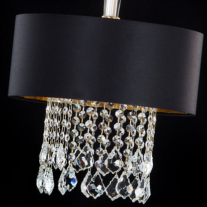 Crystal Italian Black Ceiling Light