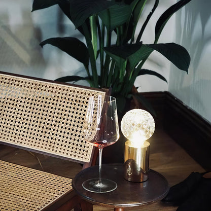 Crystal Bulb Table Lamp