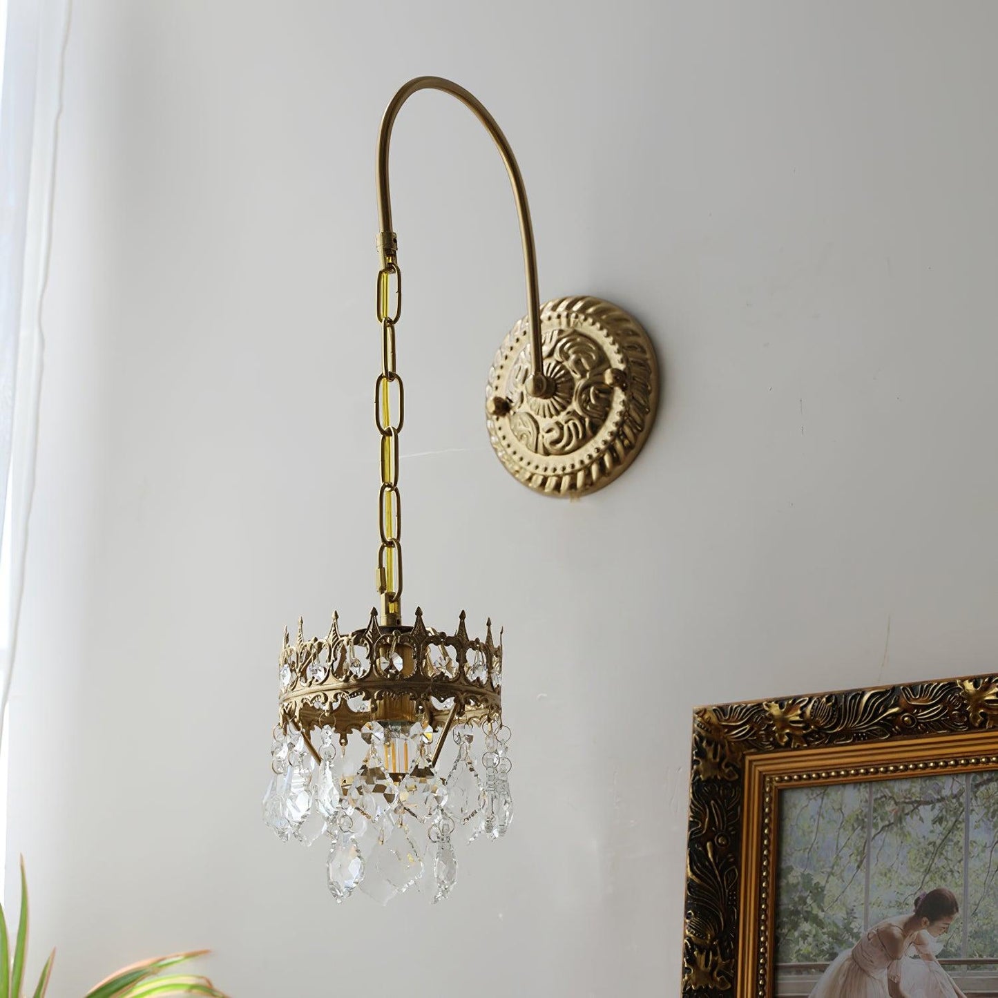 Crystal Crown Sconce