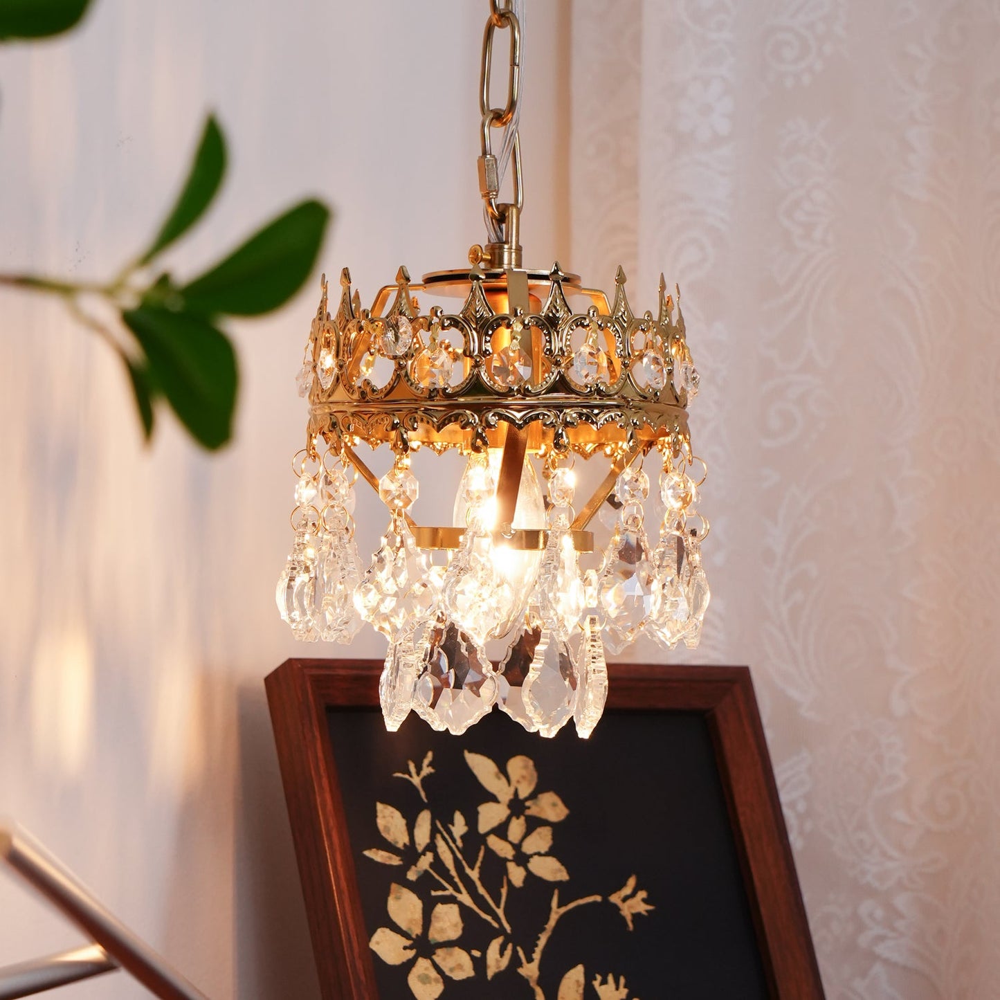 Crystal Crown Sconce