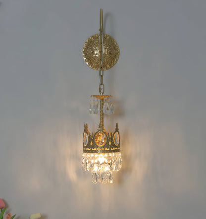 Crystal Crown Wall Light