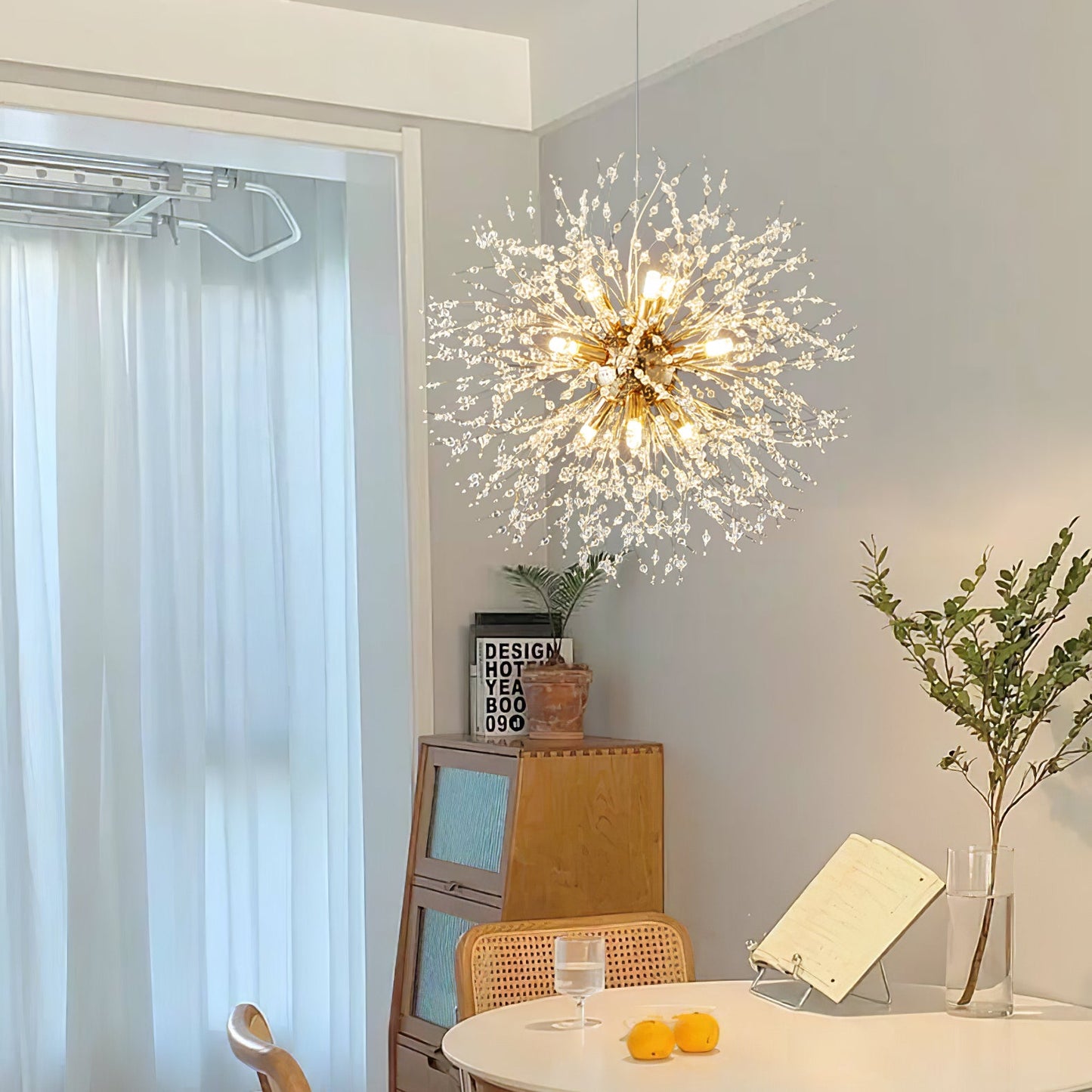 Crystal Dandelion Chandelier