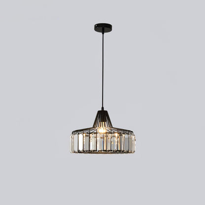 Crystal Drum Pendant Lamp