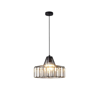 Crystal Drum Pendant Lamp