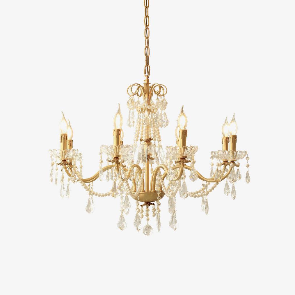 Crystal Pearl Chandelier