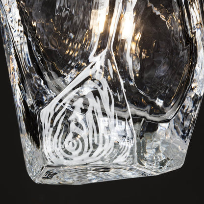 Crystal Rock Cluster Pendant Light