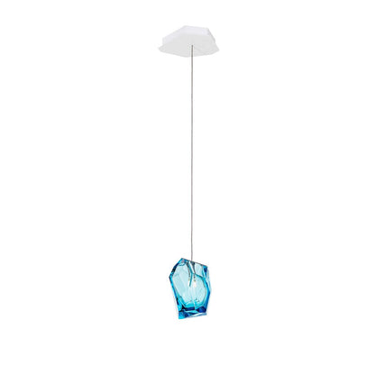 Crystal Rock Cluster Pendant Light