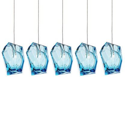 Crystal Rock Cluster Pendant Light