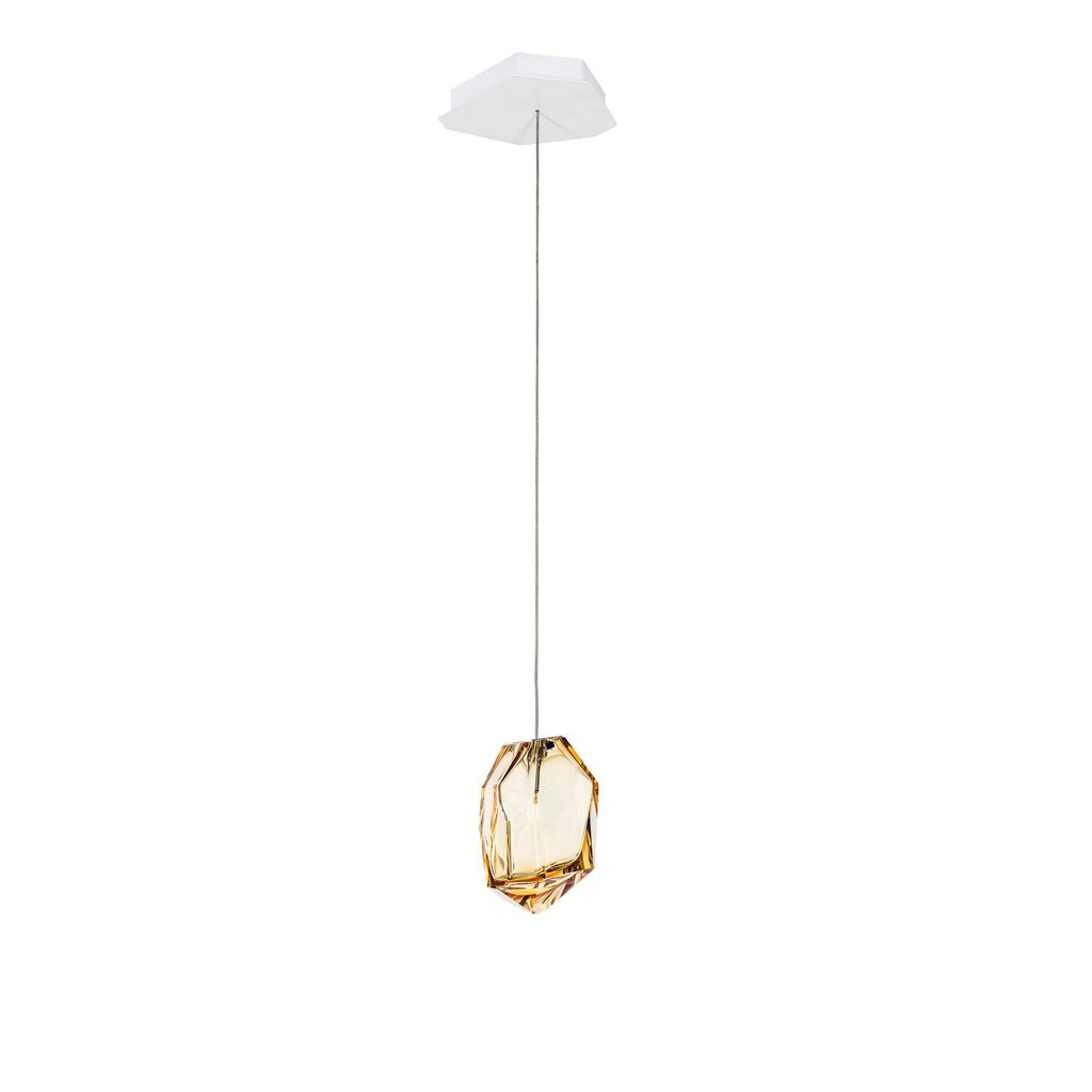 Crystal Rock Cluster Pendant Light