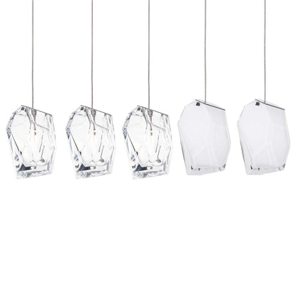Crystal Rock Cluster Pendant Light