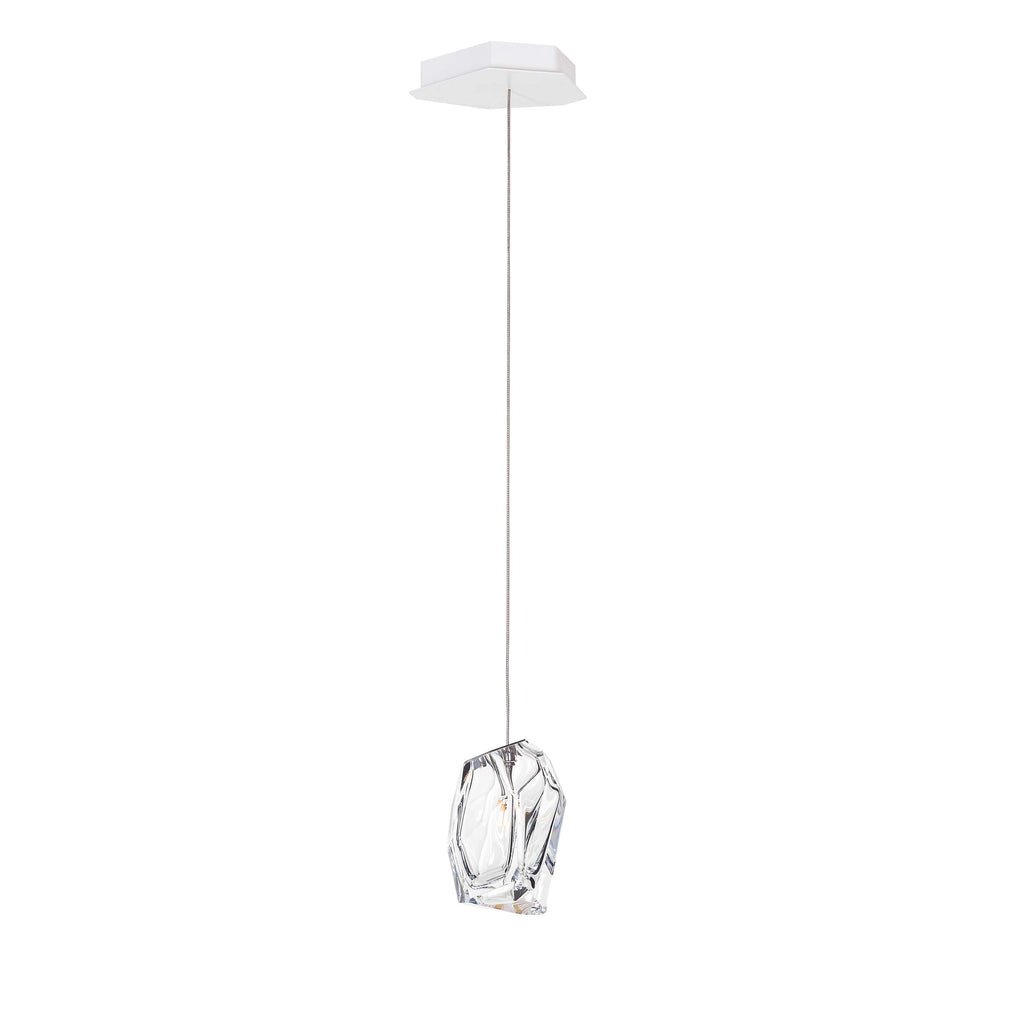 Crystal Rock Cluster Pendant Light