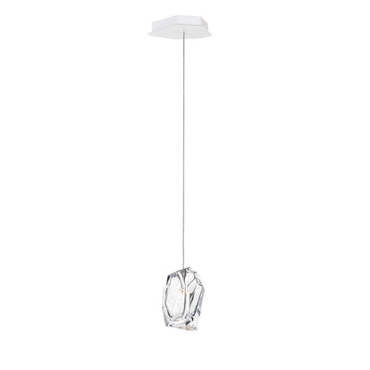 Crystal Rock Cluster Pendant Light