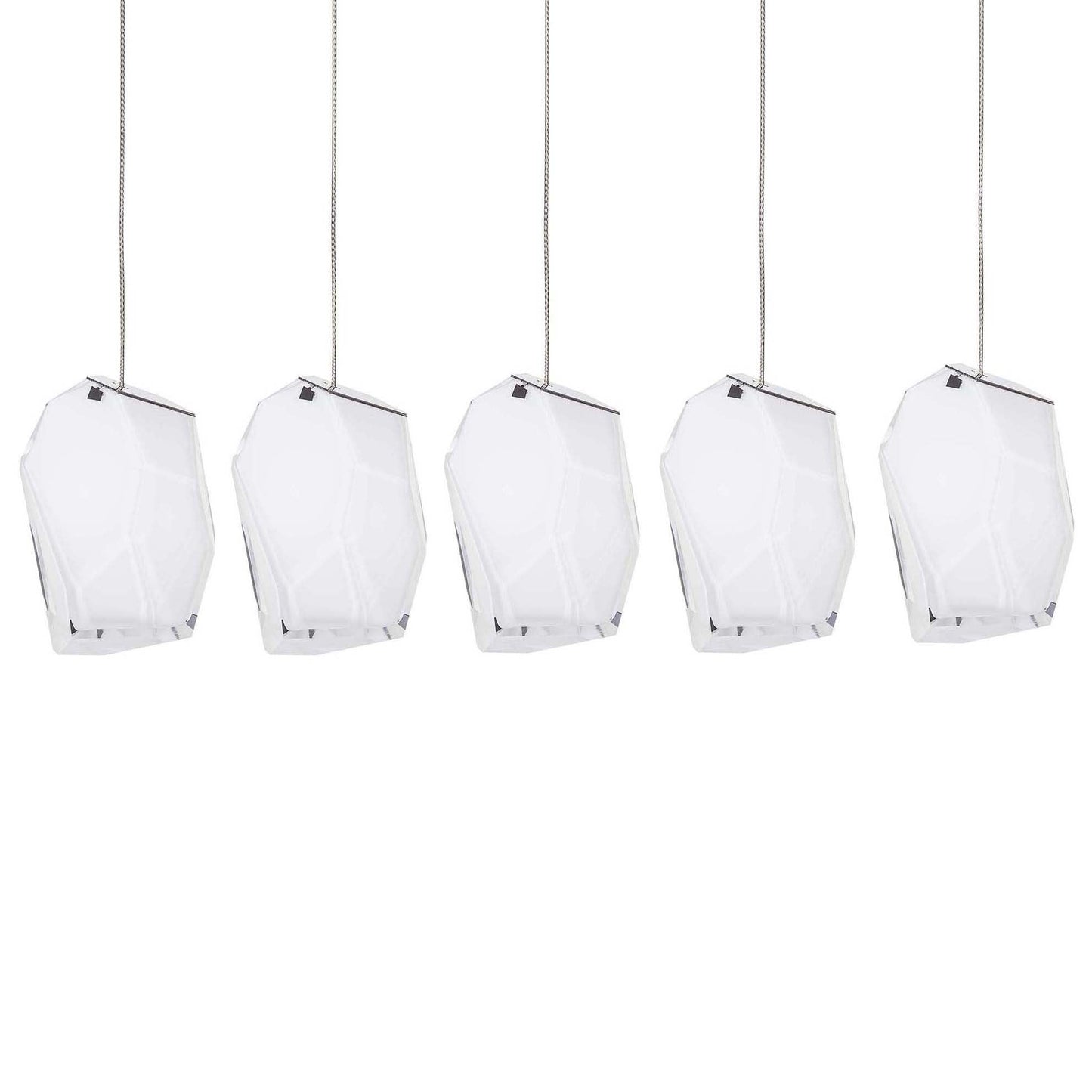 Crystal Rock Cluster Pendant Light