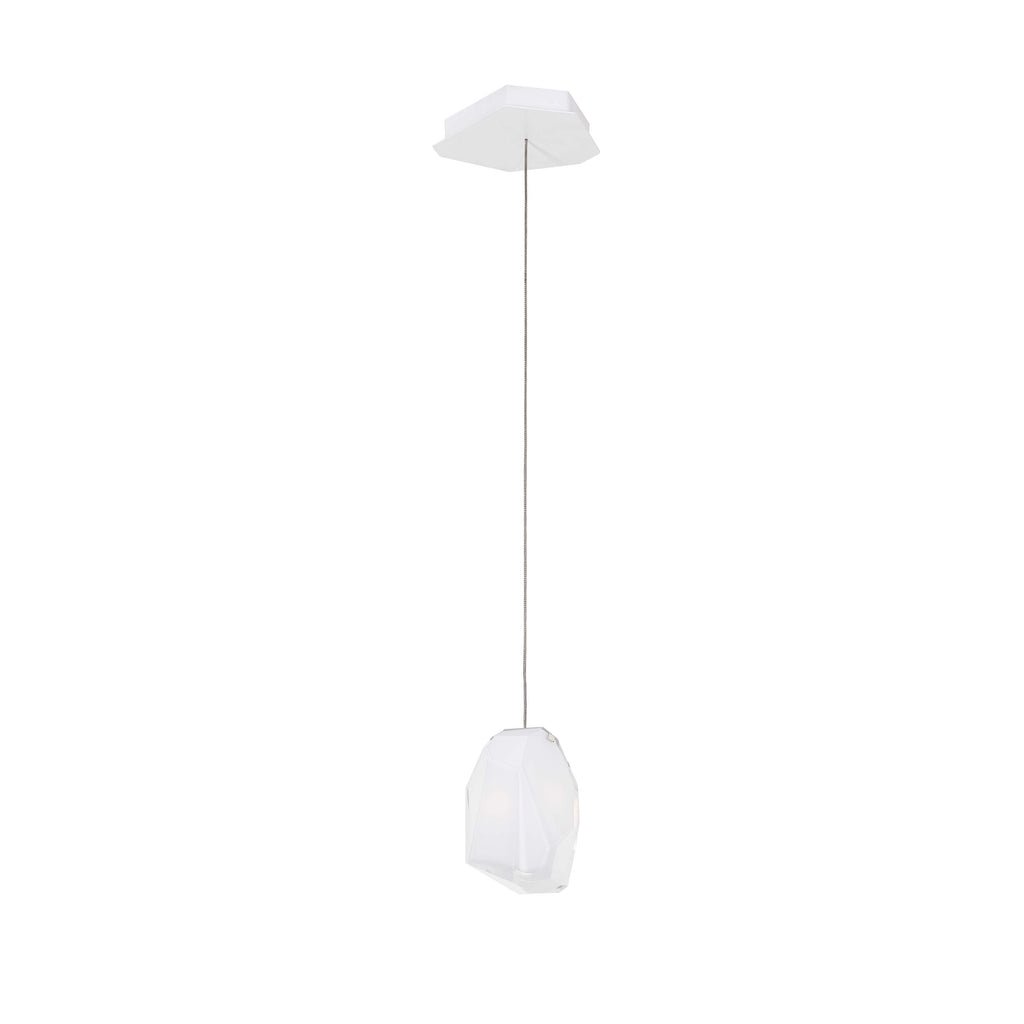 Crystal Rock Cluster Pendant Light