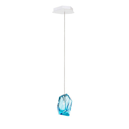 Crystal Rock Cluster Pendant Light