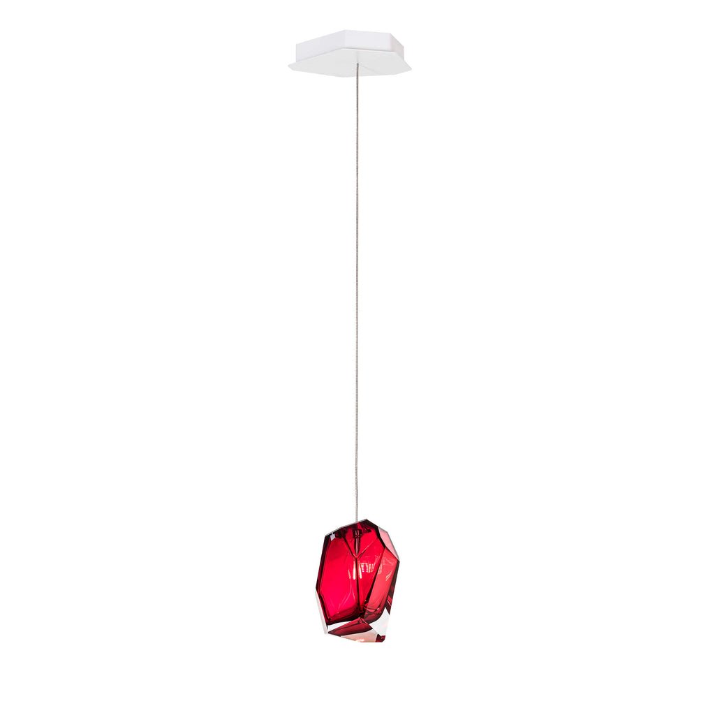 Crystal Rock Cluster Pendant Light