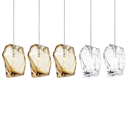 Crystal Rock Cluster Pendant Light