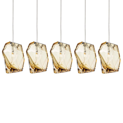 Crystal Rock Cluster Pendant Light