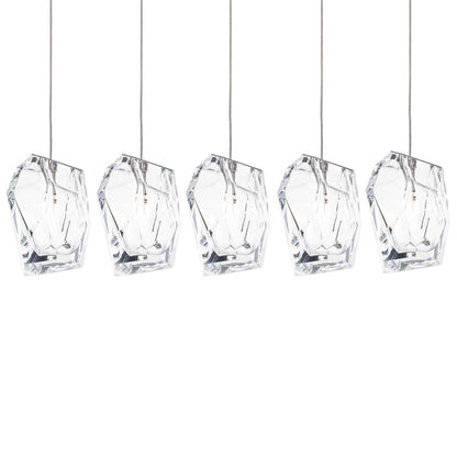 Crystal Rock Cluster Pendant Light