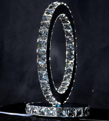 Crystal Rings Table Lamp