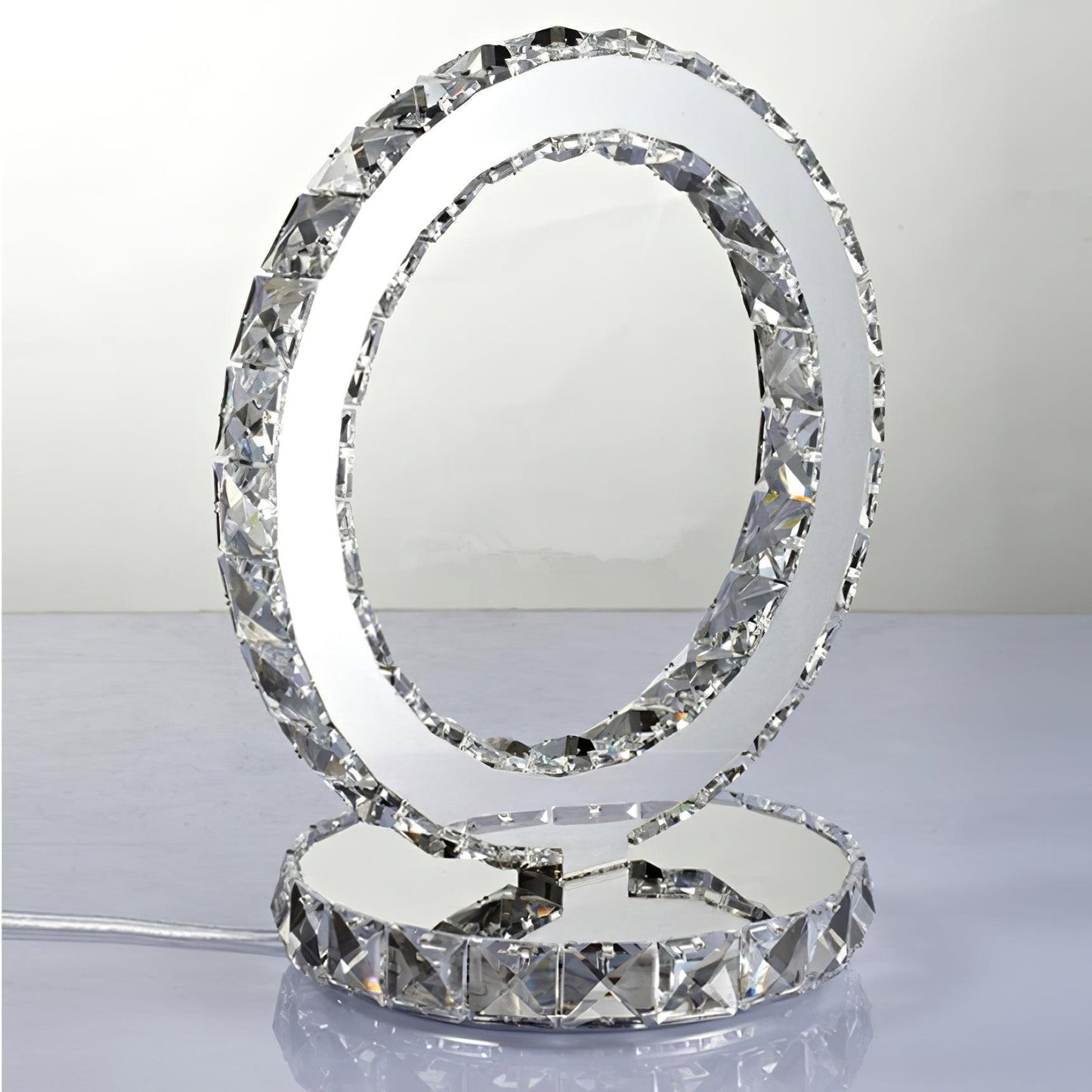 Crystal Rings Table Lamp