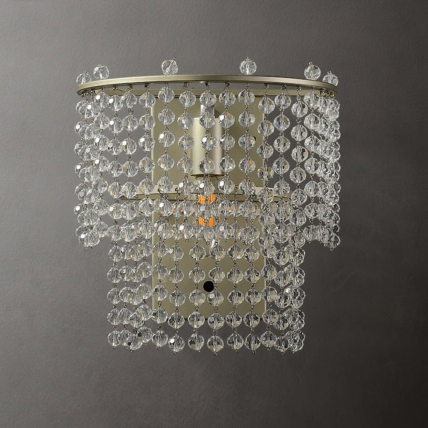 Crystal Waterfall Wall Light