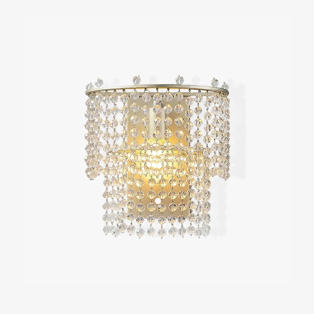 Crystal Waterfall Wall Light