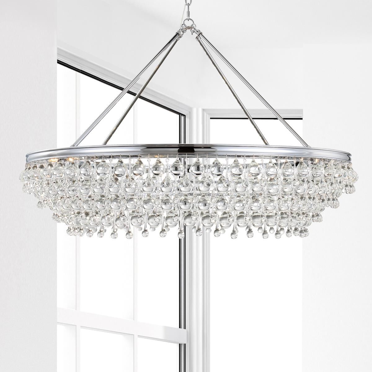 Crystorama Calypso 40 Inch 8 Light Chandelier Cp42478