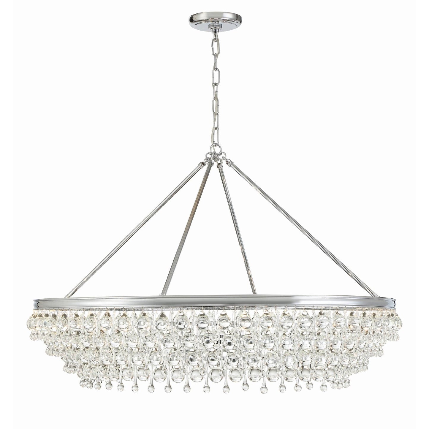 Crystorama Calypso 40 Inch 8 Light Chandelier Cp42478