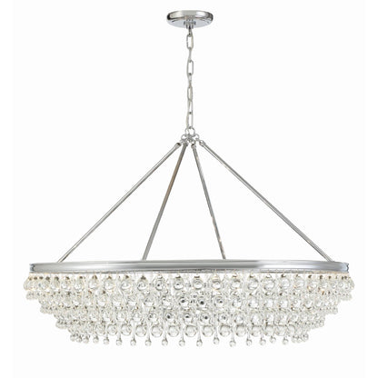 Crystorama Calypso 40 Inch 8 Light Chandelier Cp42478