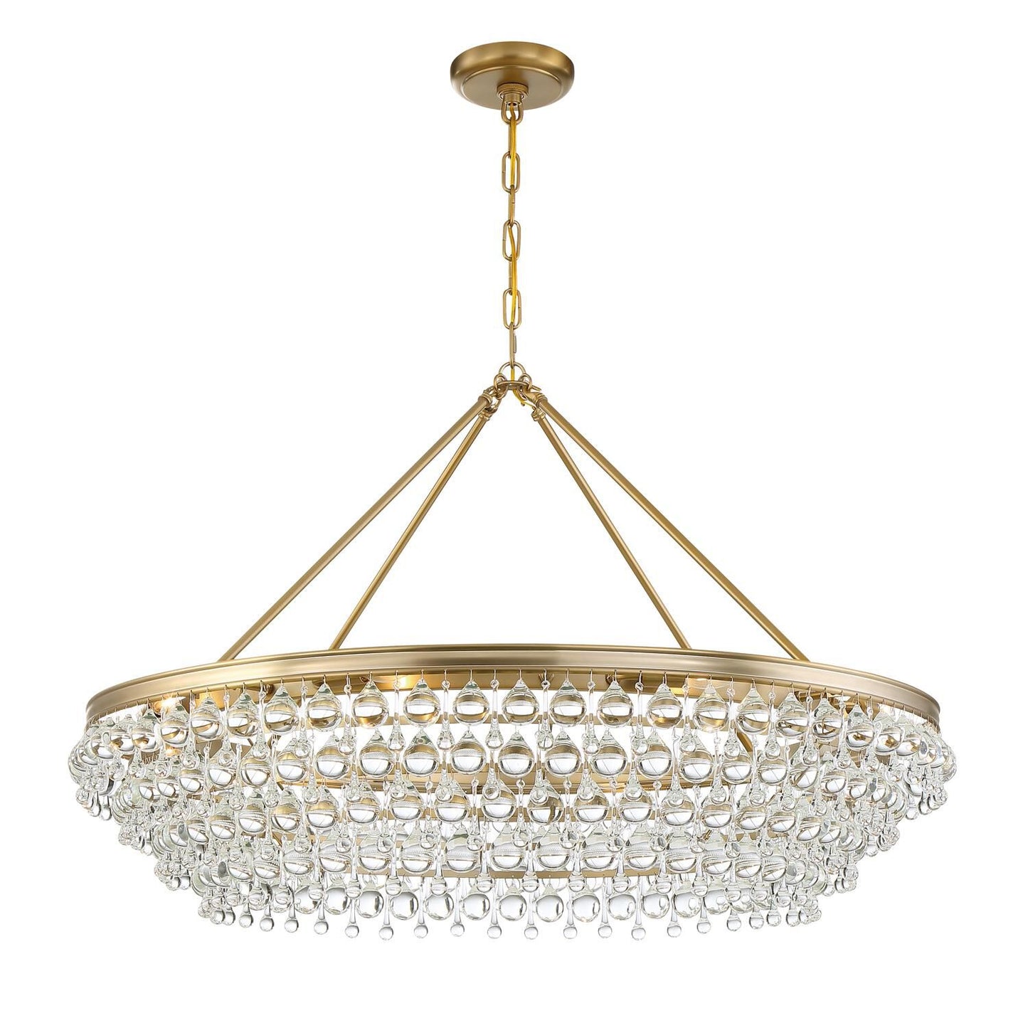 Crystorama Calypso 40 Inch 8 Light Chandelier Cp42478