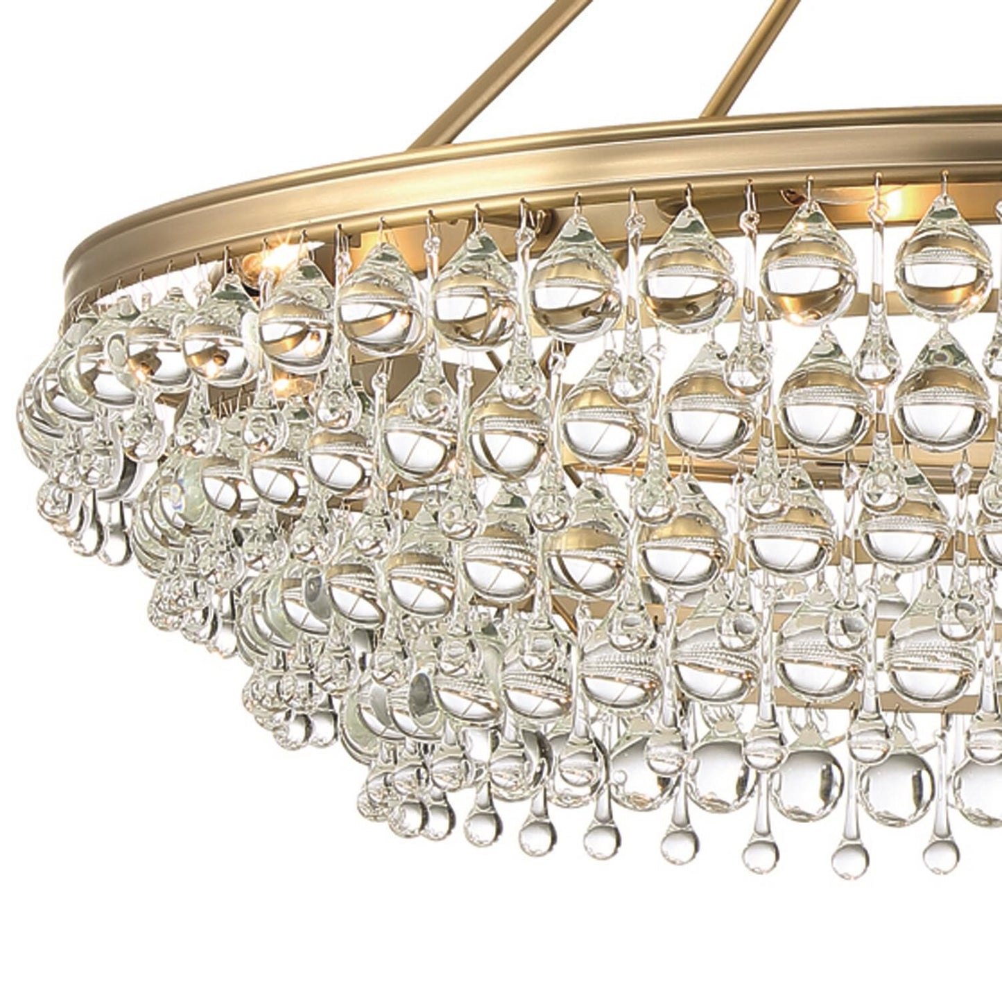 Crystorama Calypso 40 Inch 8 Light Chandelier Cp42478